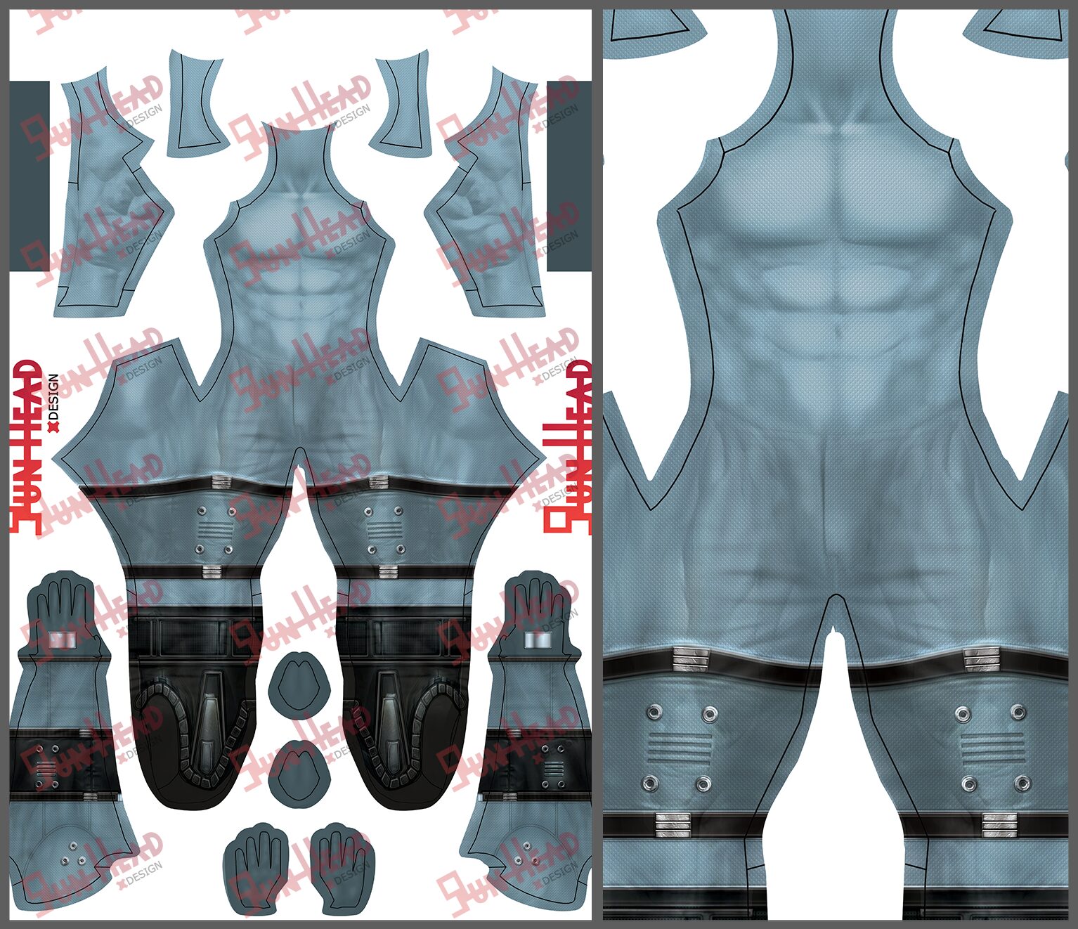 Replica Costume MGS 2 - Snake Suit