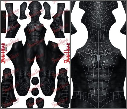 Spider black Raimi Costume Suit