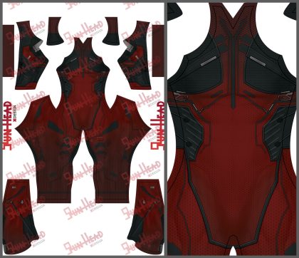 Cyberpunk 2077 Red Netrunner , ready to wear . high quality spadex