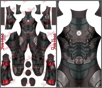 Technosaures Armor , ready to wear . high quality spadex
