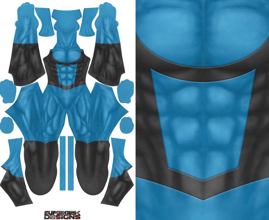 Invincible Blue Costume
