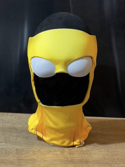 Invincible shell with spandex mask